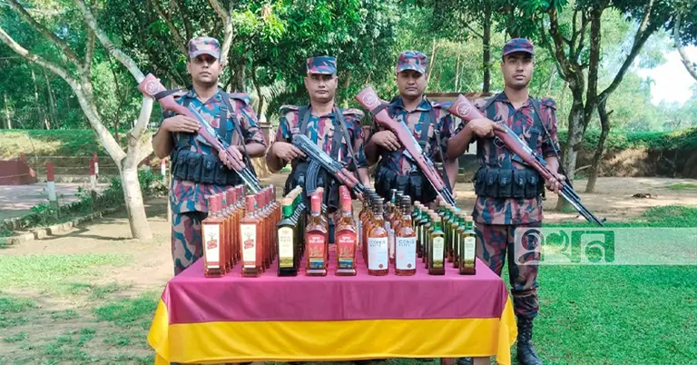 জব্দকৃত ভারতীয় মদ